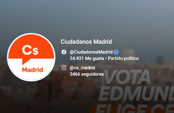 Ciudadanos Madrid en Redes Sociales