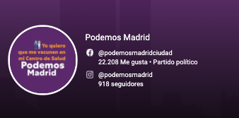 Redes Sociales Podemos Madrid